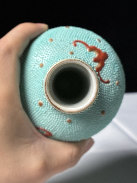 古玩陶瓷洪福齊天瓶真品鑒賞圖