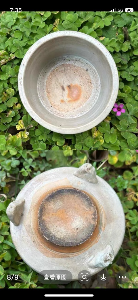 古玩陶瓷三足筒式香爐真品鑒賞圖