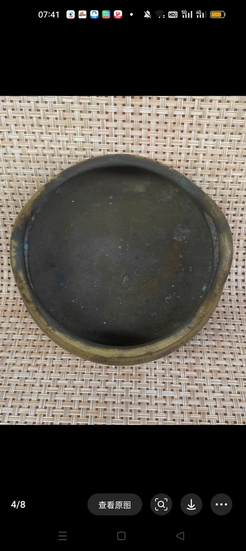 古玩銅器橋耳爐真品鑒賞圖