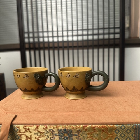 古玩雜項荷葉套組真品鑒賞圖