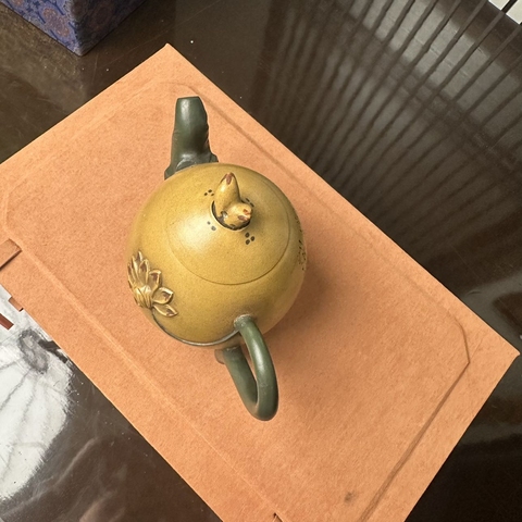 古玩雜項荷葉套組真品鑒賞圖