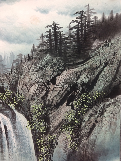 古玩字畫人大導(dǎo)師央美客座教授曾剛山水拍賣,當(dāng)前價(jià)格2222元