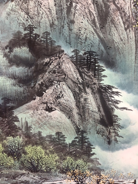 古玩字畫人大導(dǎo)師央美客座教授曾剛山水拍賣,當(dāng)前價(jià)格2222元