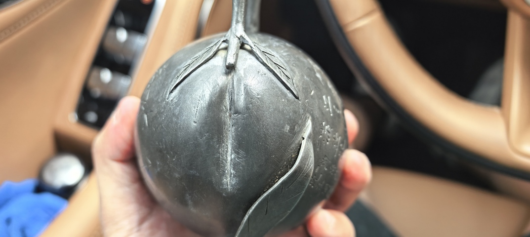 古玩銅器錫質(zhì)倒流壺真品鑒賞圖