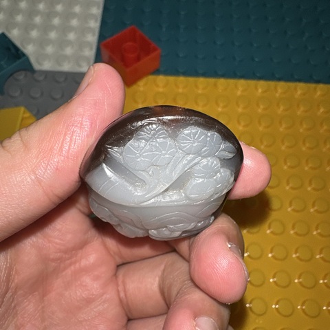 古玩玉器玉山子墜真品鑒賞圖