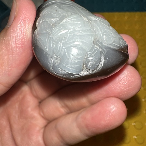 古玩玉器玉山子墜真品鑒賞圖