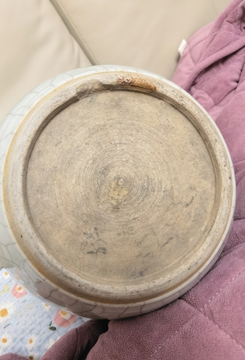 古玩陶瓷哥釉太白罐真品鑒賞圖