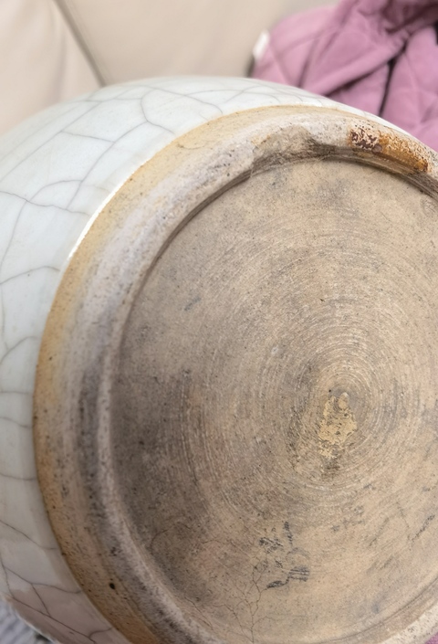 古玩陶瓷哥釉太白罐真品鑒賞圖