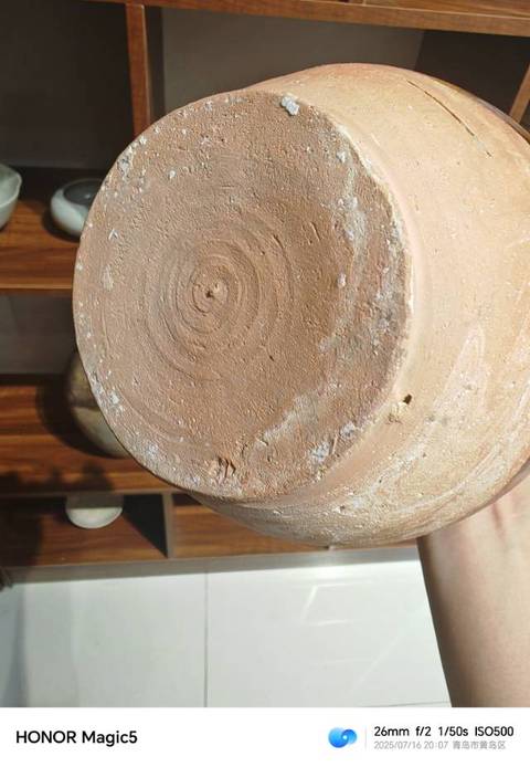 古玩陶瓷黃釉長頸瓶真品鑒賞圖