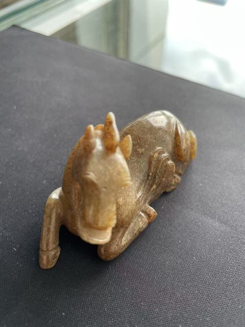古玩玉器仿古玉馬真品鑒賞圖