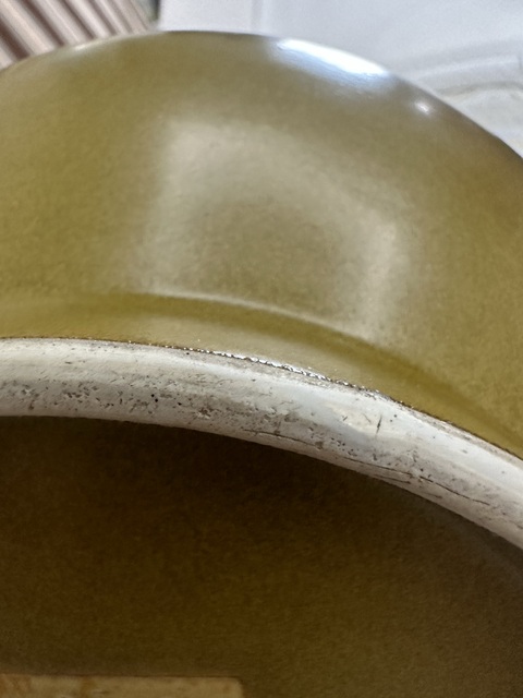 古玩陶瓷清光緒 茶葉末釉荸薺瓶真品鑒賞圖