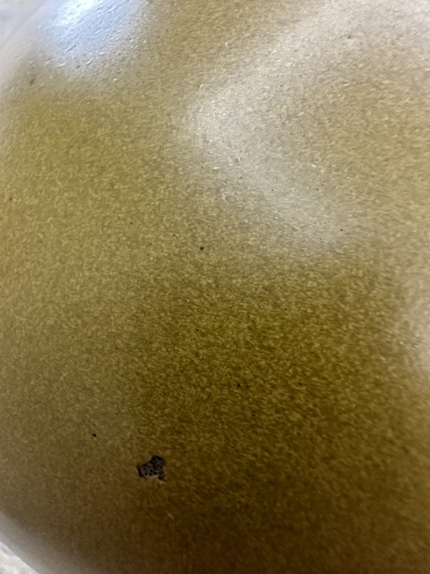 古玩陶瓷清光緒 茶葉末釉荸薺瓶真品鑒賞圖