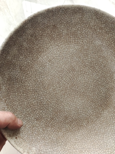 古玩陶瓷盤真品鑒賞圖