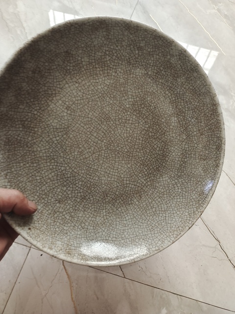 古玩陶瓷盤真品鑒賞圖