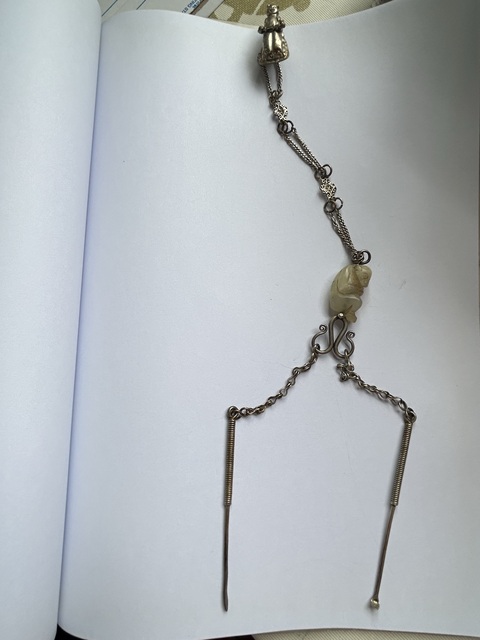 古玩雜項銀飾掛件真品鑒賞圖