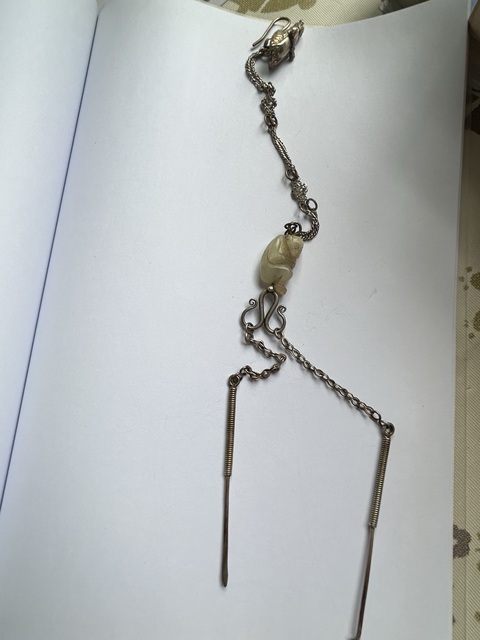 古玩雜項銀飾掛件真品鑒賞圖