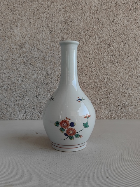 古玩陶瓷花卉紋五彩瓶拍賣,當前價格398元