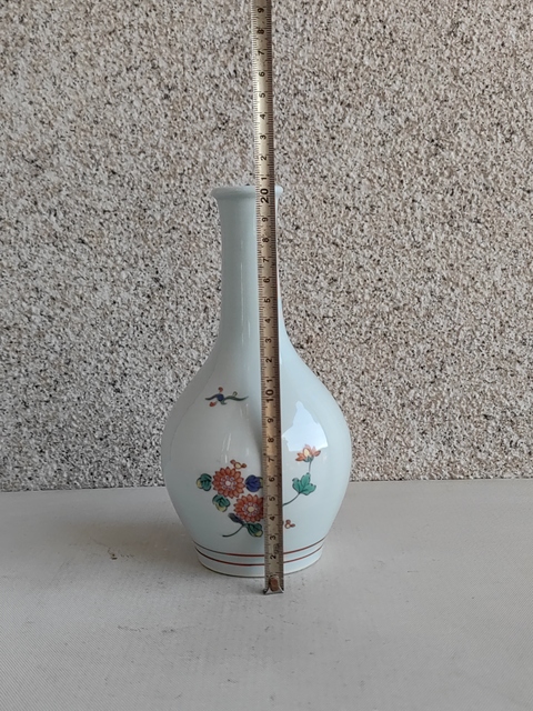 古玩陶瓷花卉紋五彩瓶拍賣,當前價格398元