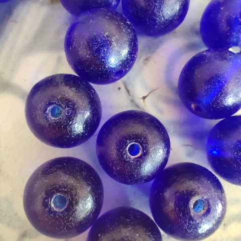 古玩玉器拒馬河琉璃真品鑒賞圖