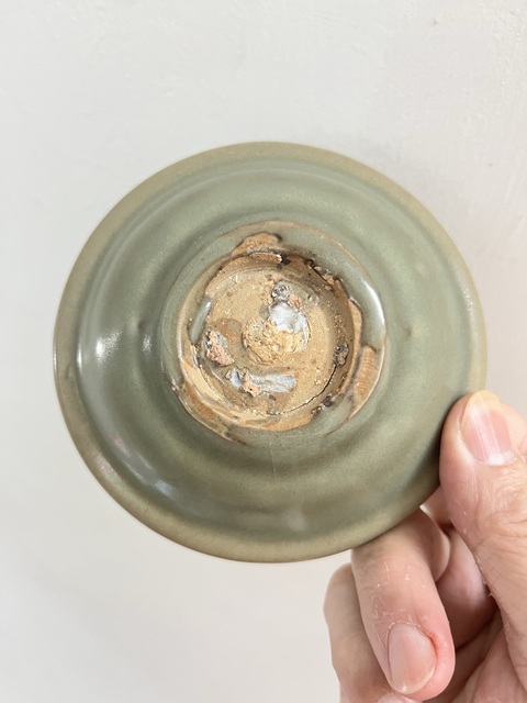 古玩陶瓷龍泉青瓷雙魚洗真品鑒賞圖