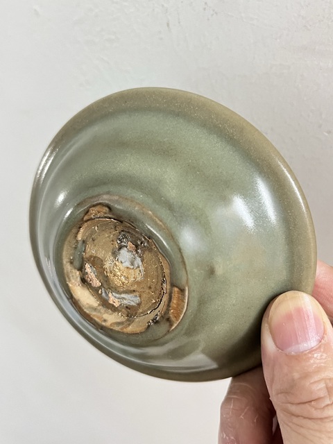 古玩陶瓷龍泉青瓷雙魚洗真品鑒賞圖
