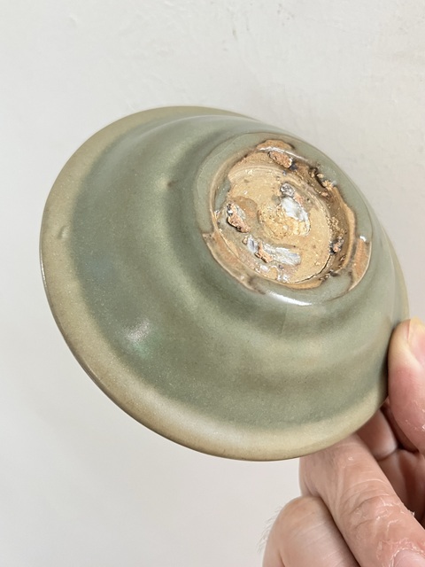 古玩陶瓷龍泉青瓷雙魚洗真品鑒賞圖