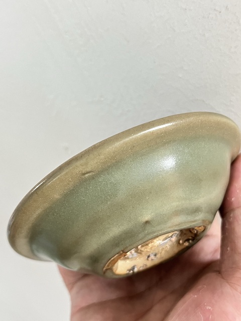 古玩陶瓷龍泉青瓷雙魚洗真品鑒賞圖
