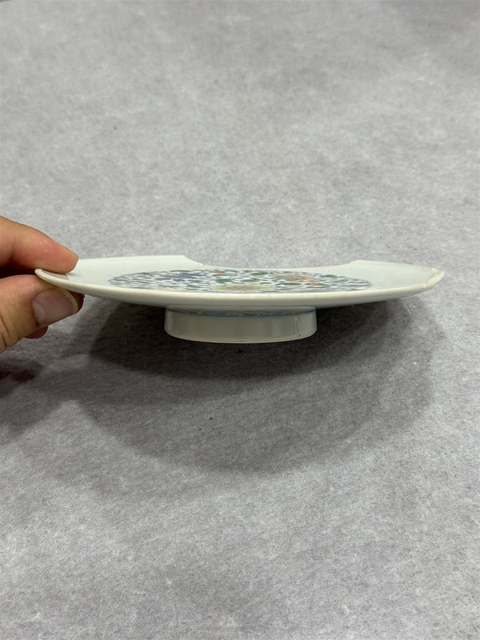 古玩陶瓷清雍正 斗彩鐋鑼洗真品鑒賞圖