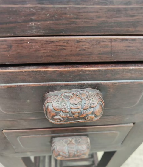 古玩雜項寫字臺真品鑒賞圖