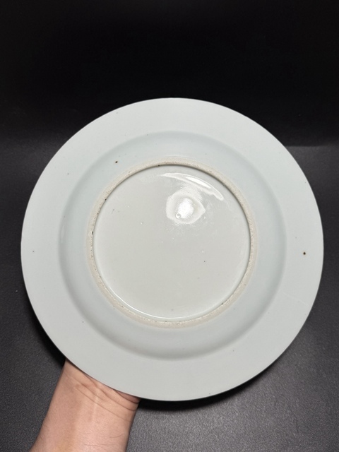 古玩陶瓷青花粉彩盤真品鑒賞圖