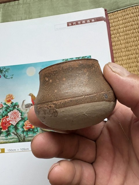 古玩陶瓷宋代洪塘窯茶入真品鑒賞圖