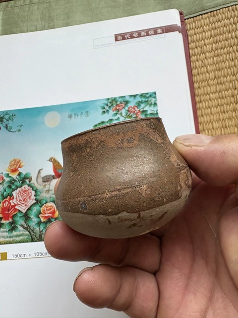 古玩陶瓷宋代洪塘窯茶入真品鑒賞圖