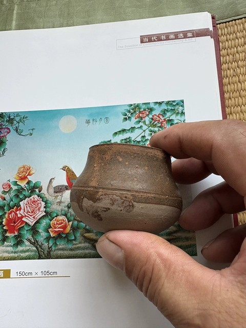 古玩陶瓷宋代洪塘窯茶入真品鑒賞圖