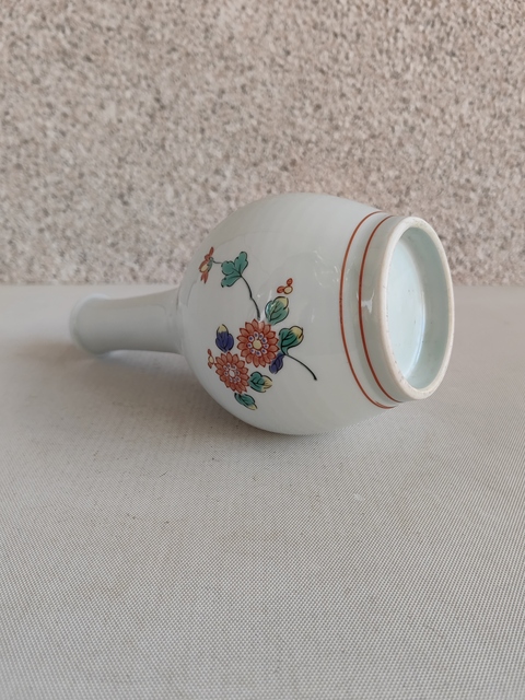 古玩陶瓷花卉紋五彩瓶拍賣，當前價格398元