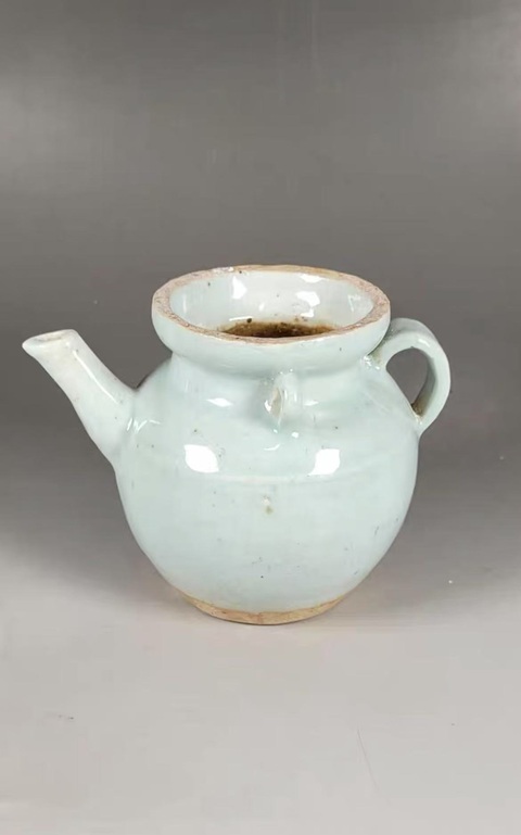 古玩陶瓷青白釉執壺真品鑒賞圖