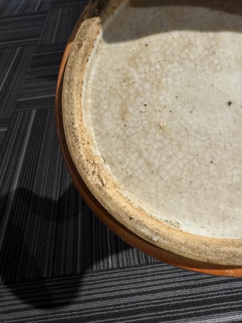 古玩陶瓷飄帶繡球獅子紋五彩觀音瓶真品鑒賞圖