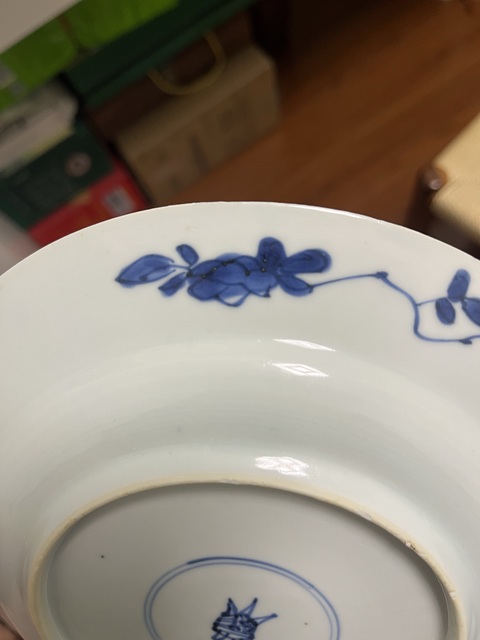古玩陶瓷飛黃騰達青花盤真品鑒賞圖