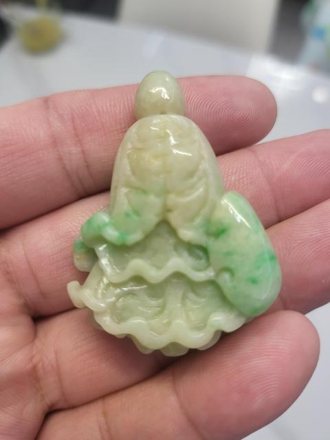古玩玉器翡翠白菜真品鑒賞圖