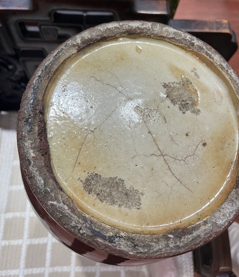 古玩陶瓷紅釉瓶真品鑒賞圖