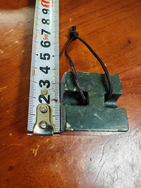 古玩玉器艾葉綠石印章真品鑒賞圖