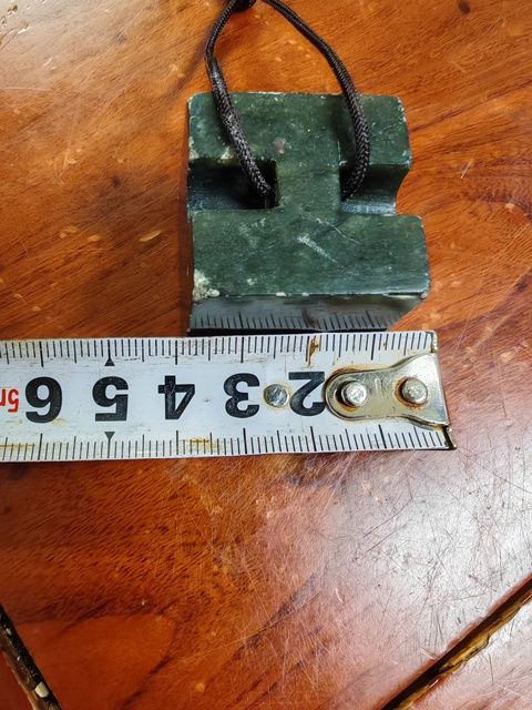古玩玉器艾葉綠石印章真品鑒賞圖