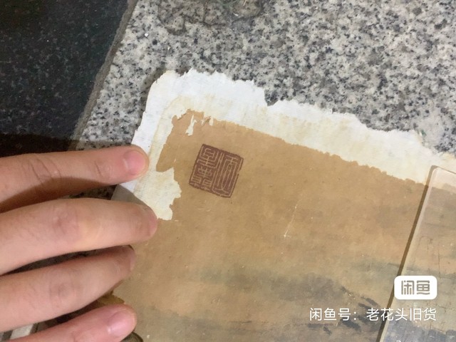 古玩字畫江南春曉真品鑒賞圖
