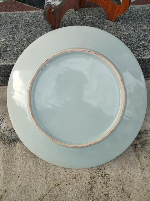 古玩陶瓷花鳥紋盤真品鑒賞圖