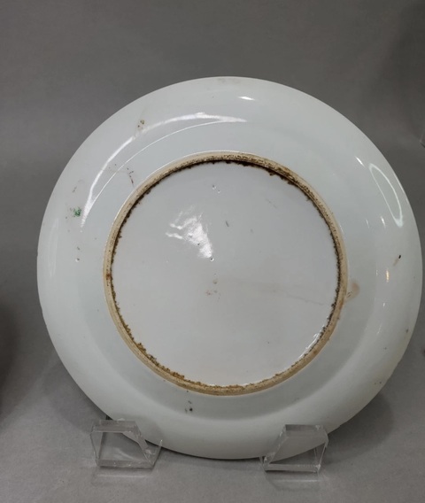 古玩陶瓷廣彩花鳥盤真品鑒賞圖