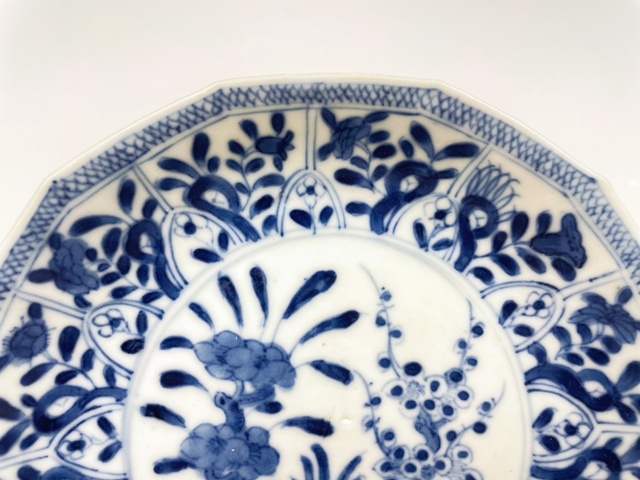 古玩陶瓷清光緒·青花花卉紋花口盤拍賣，當前價格0元