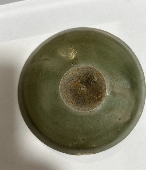 古玩陶瓷龍泉刻花洗真品鑒賞圖