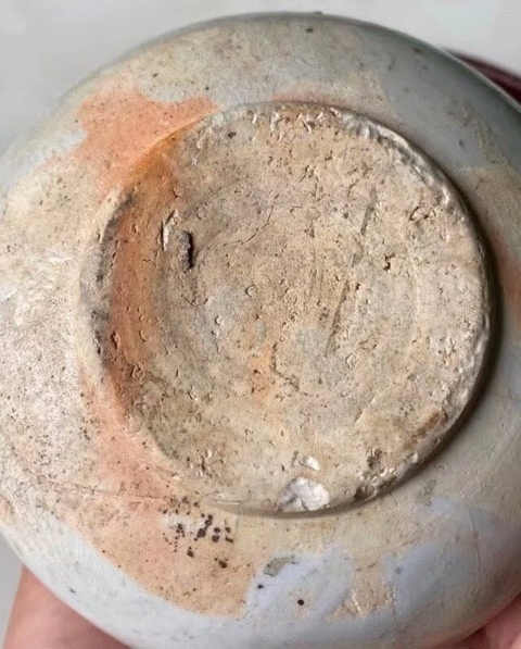 古玩陶瓷景德鎮窯系青白釉褐彩花澆真品鑒賞圖