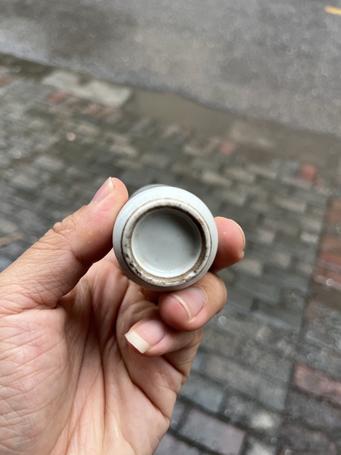 古玩陶瓷晚清青花鼻煙壺真品鑒賞圖