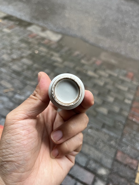 古玩陶瓷晚清青花鼻煙壺真品鑒賞圖