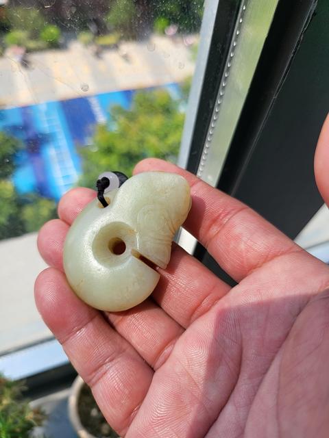 古玩玉器玉龍型件真品鑒賞圖